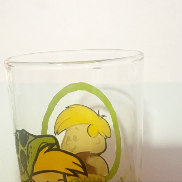 Collectible 1986 The Flintstone Kids Pizza Hut Glass Barney - Picture 4 of 7